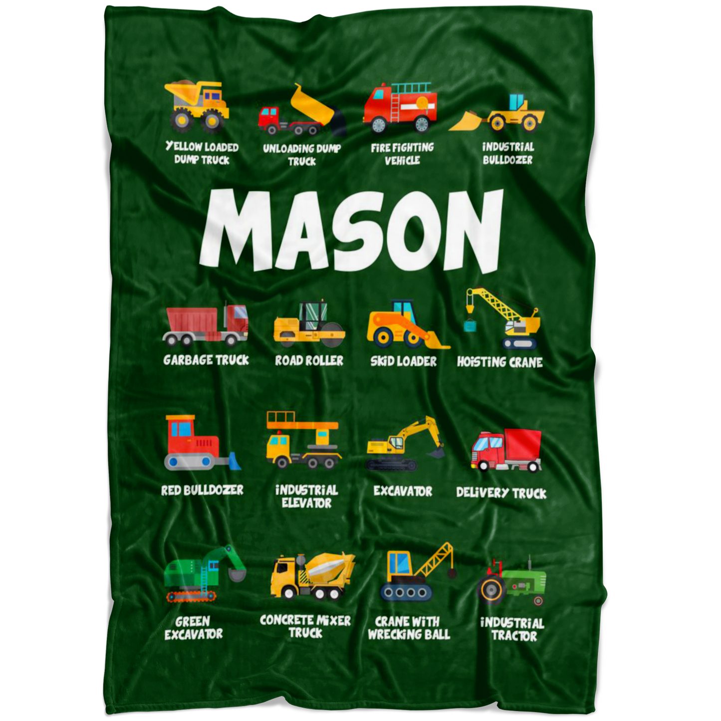 Mason Construction Blanket Green