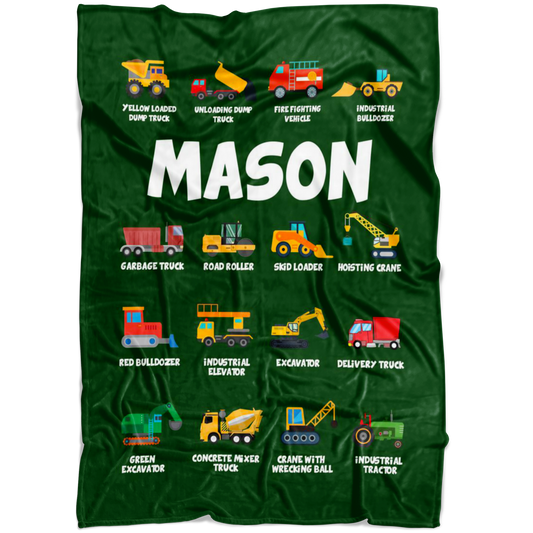Mason Construction Blanket Green