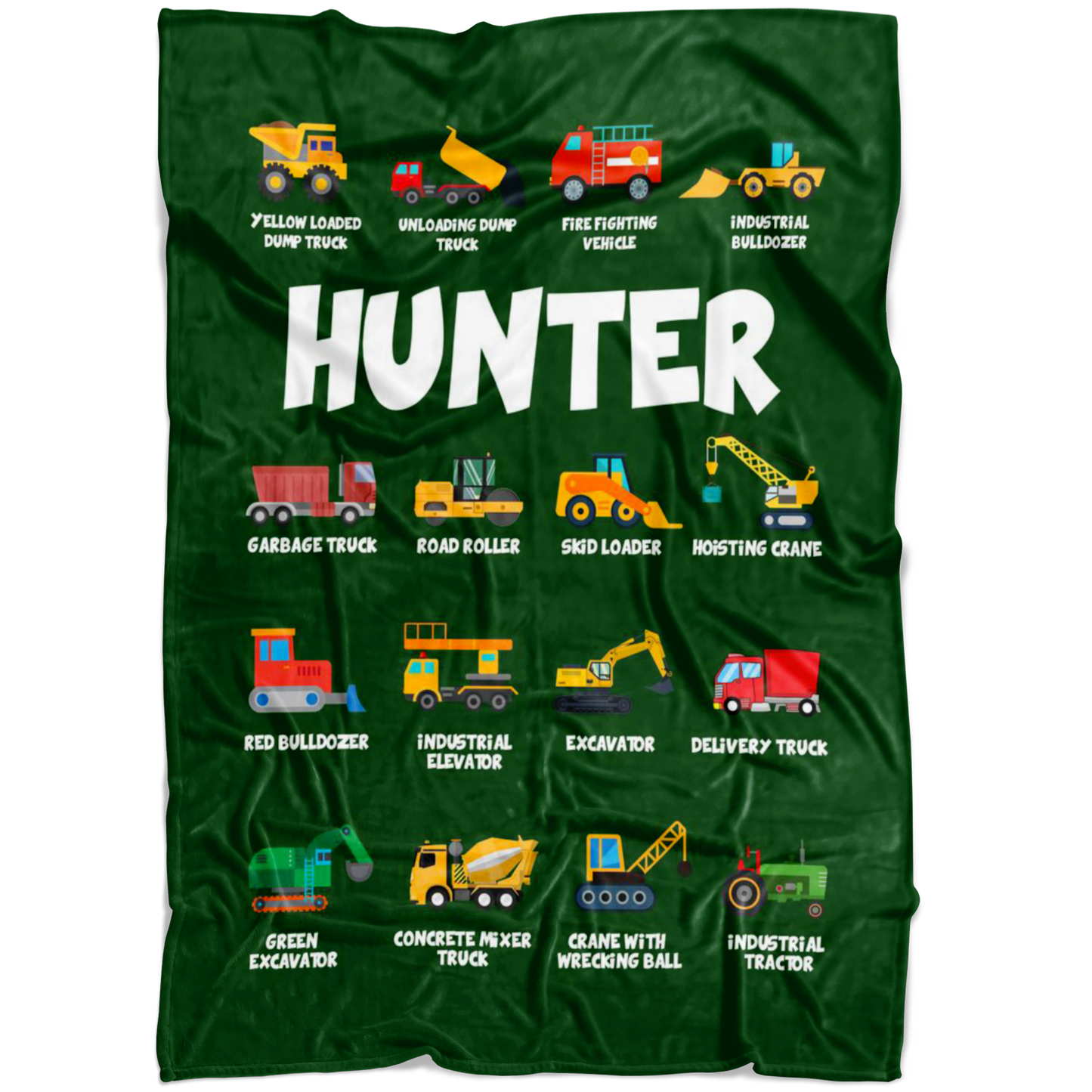 Hunter Construction Blanket Green