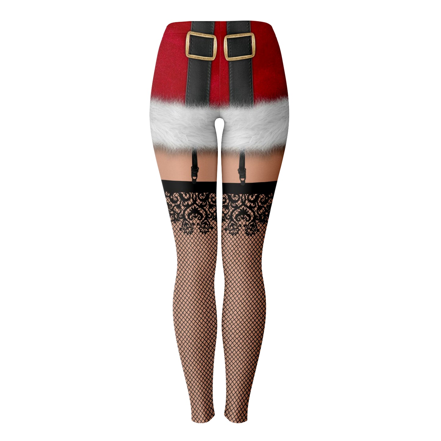 Naughty Santa Christmas Leggings