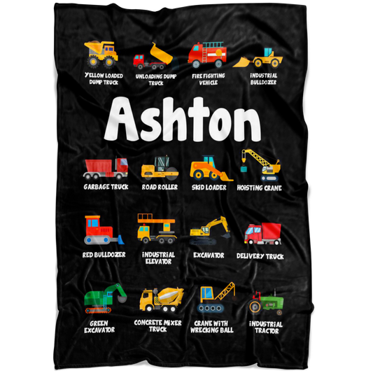 Ashton Construction Blanket Black