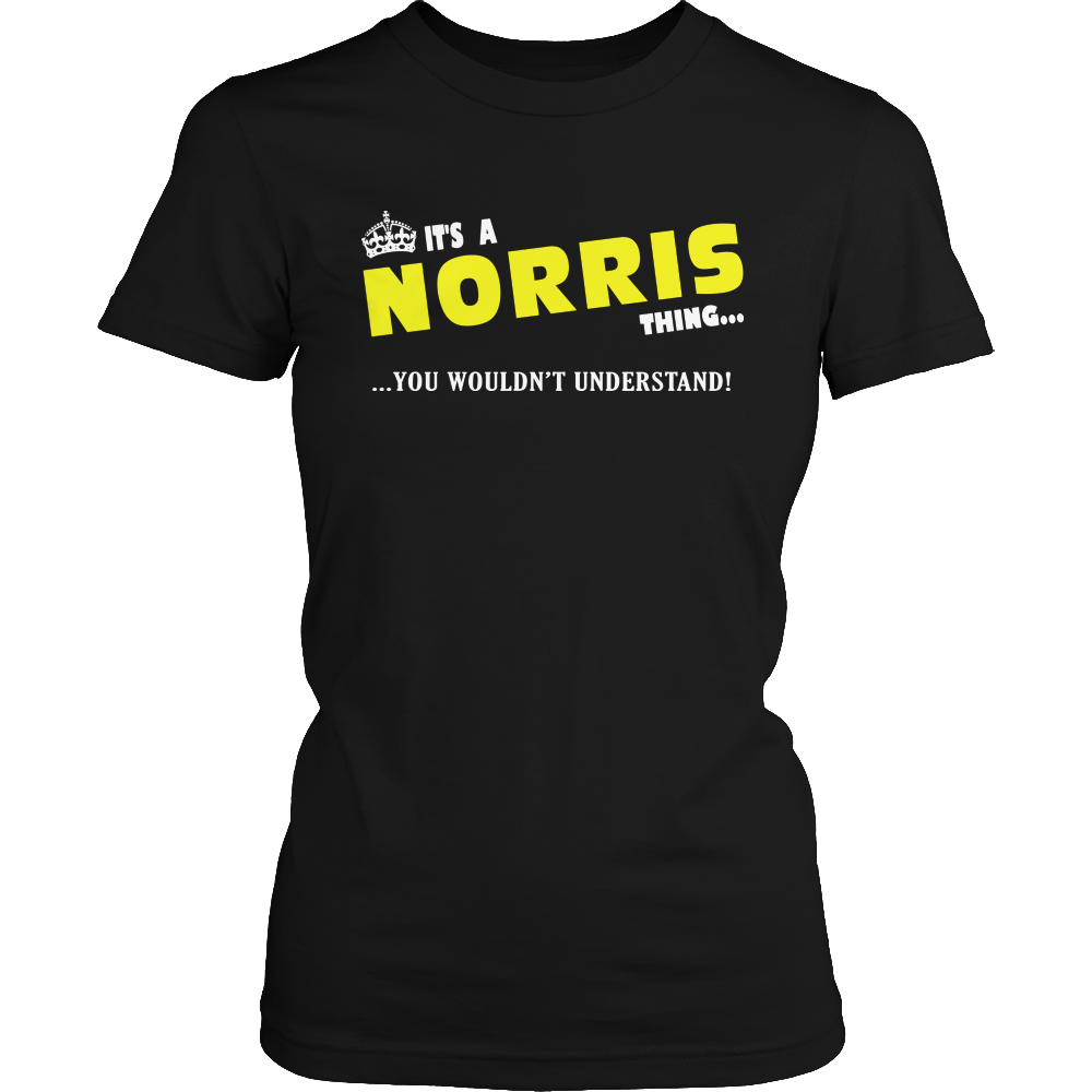 It's A Norris Thing, You Wouldn't Understand