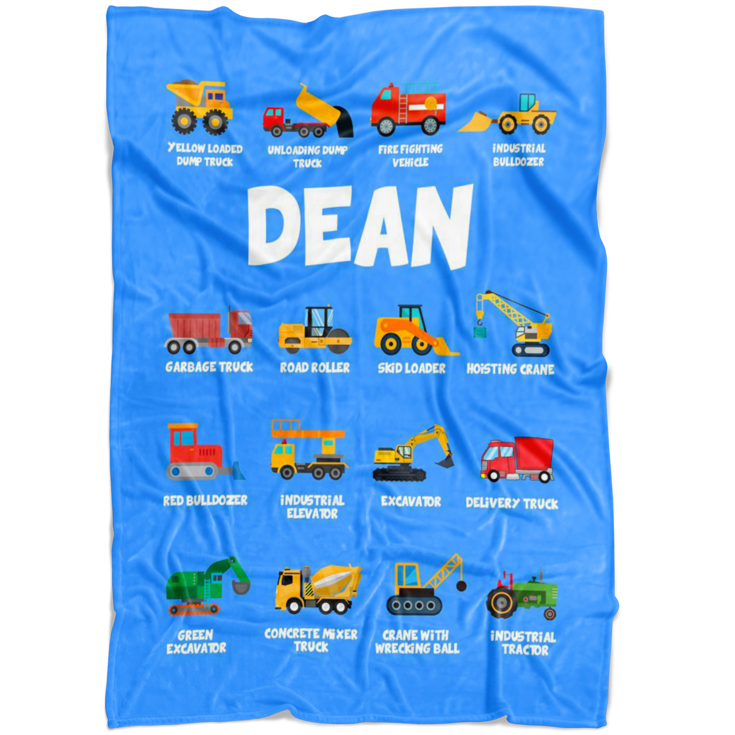 Dean Construction Blanket Blue