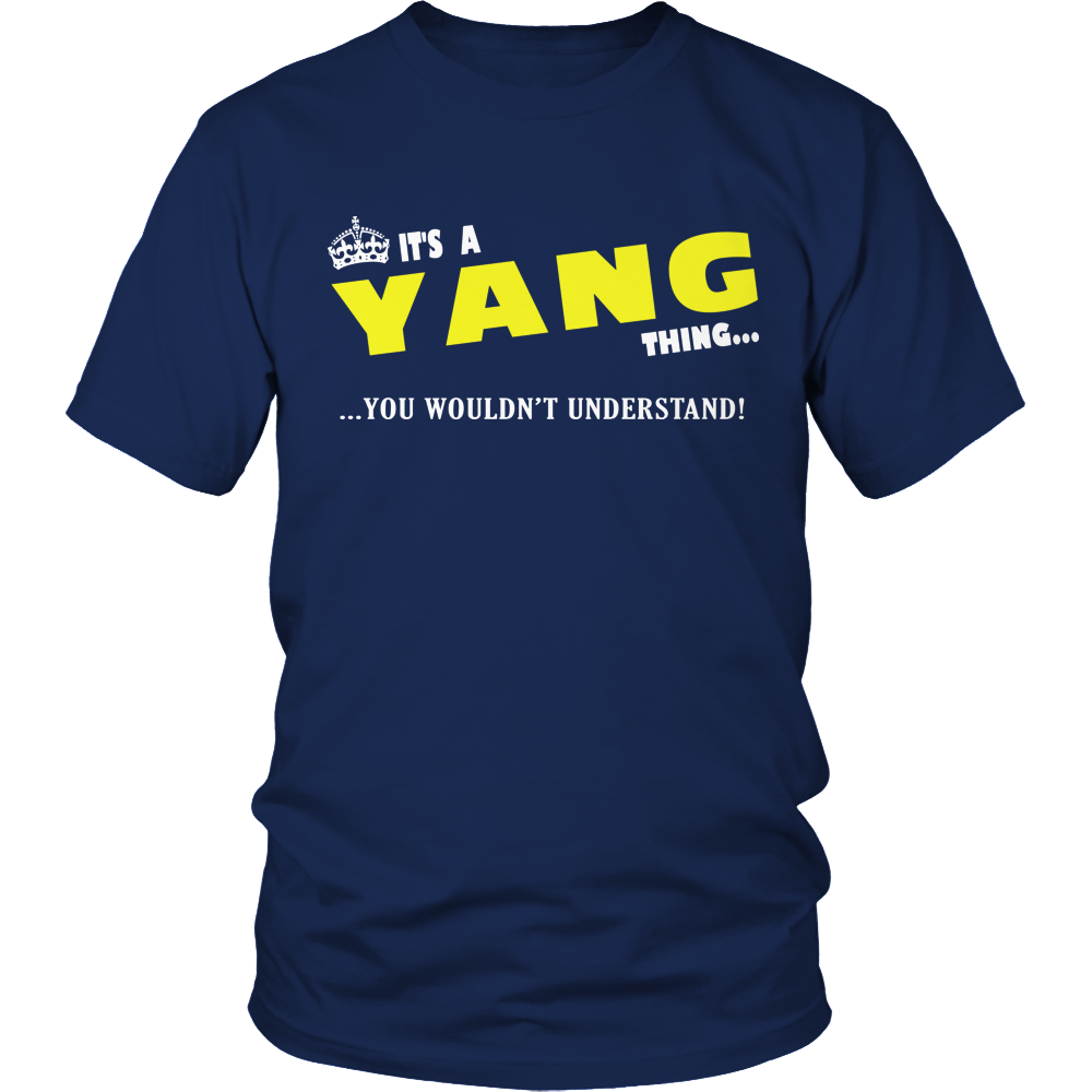 It's A Yang Thing, You Wouldn't Understand