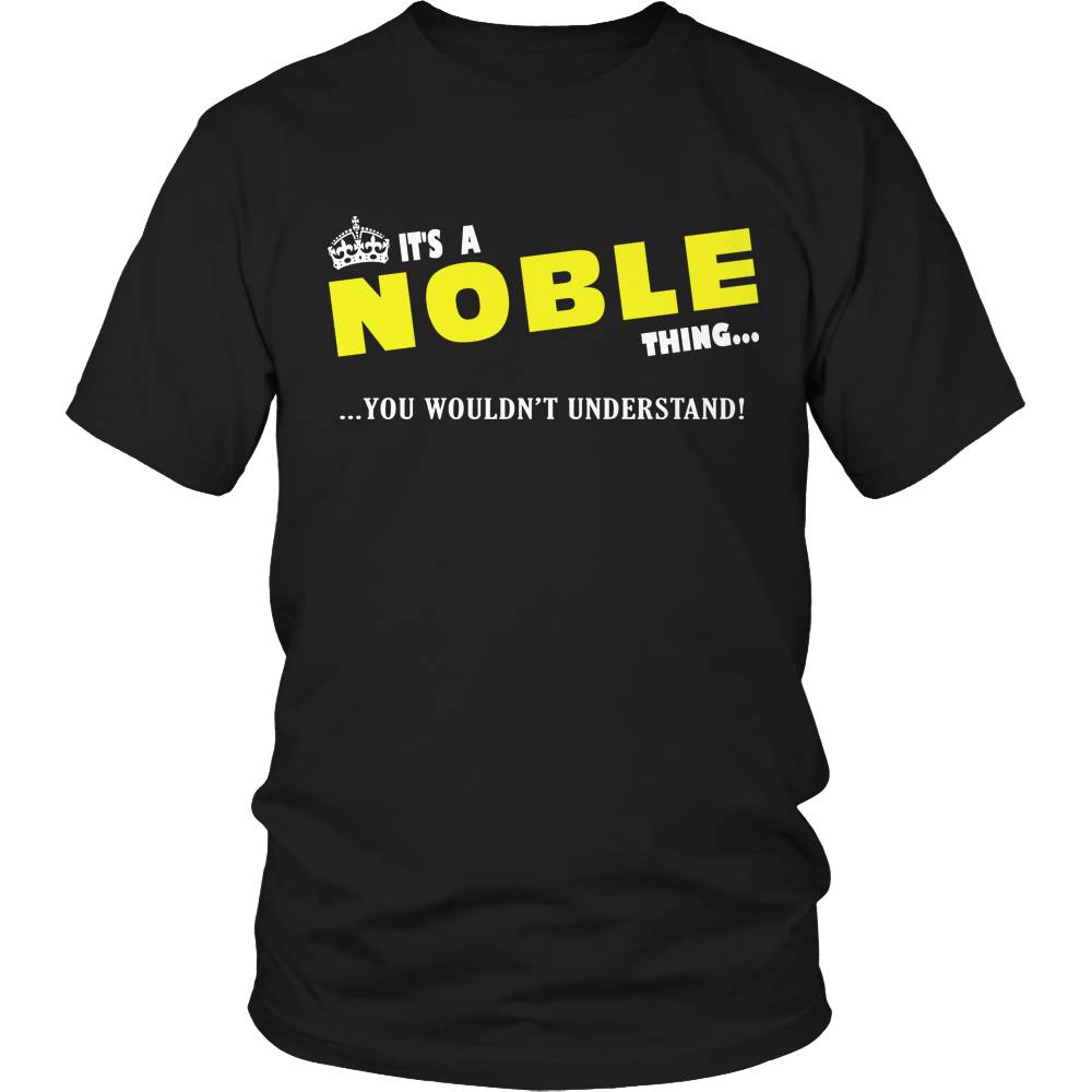 It's A Noble Thing, You Wouldn't Understand