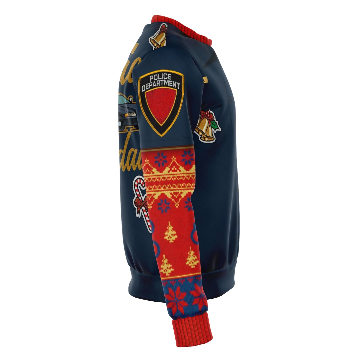 Police Navidad Ugly Christmas Sweater