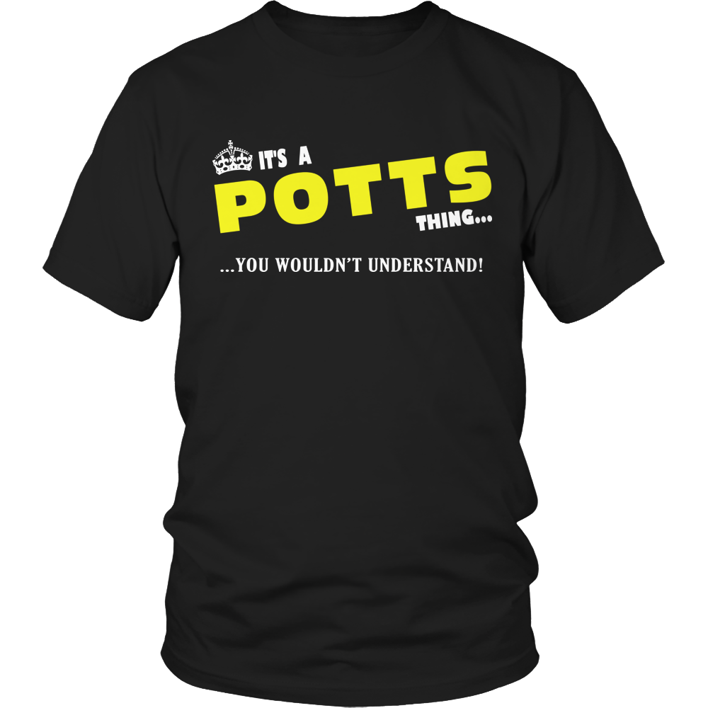 It's A Potts Thing, You Wouldn't Understand
