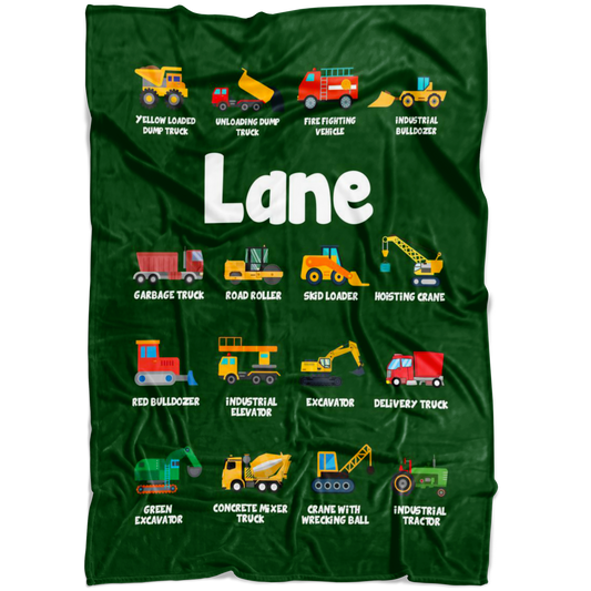 Lane Construction Blanket Green