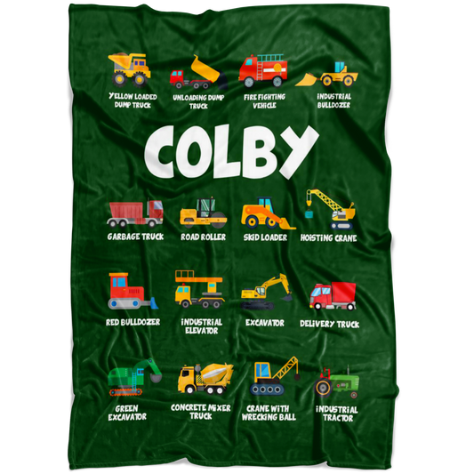 Colby Construction Blanket Green