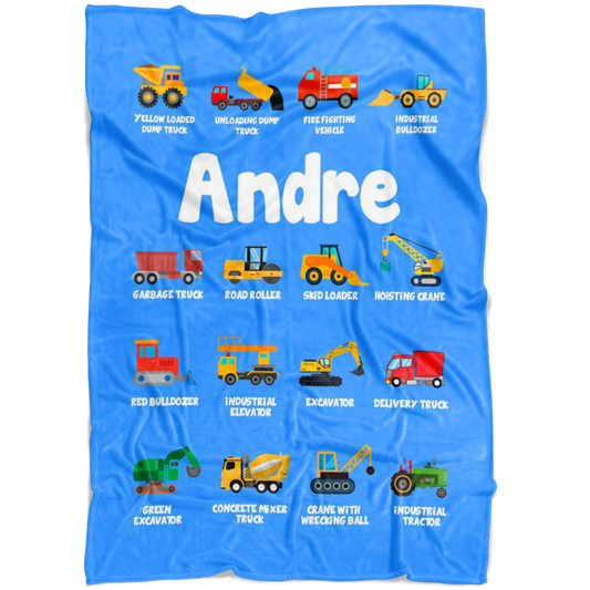 Andre Construction Blanket Blue