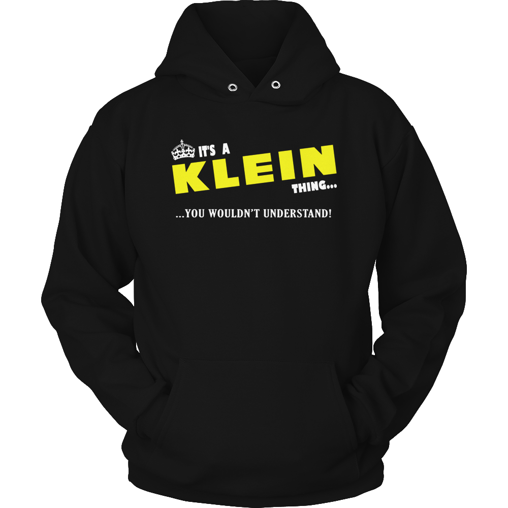 It's A Klein Thing, You Wouldn't Understand