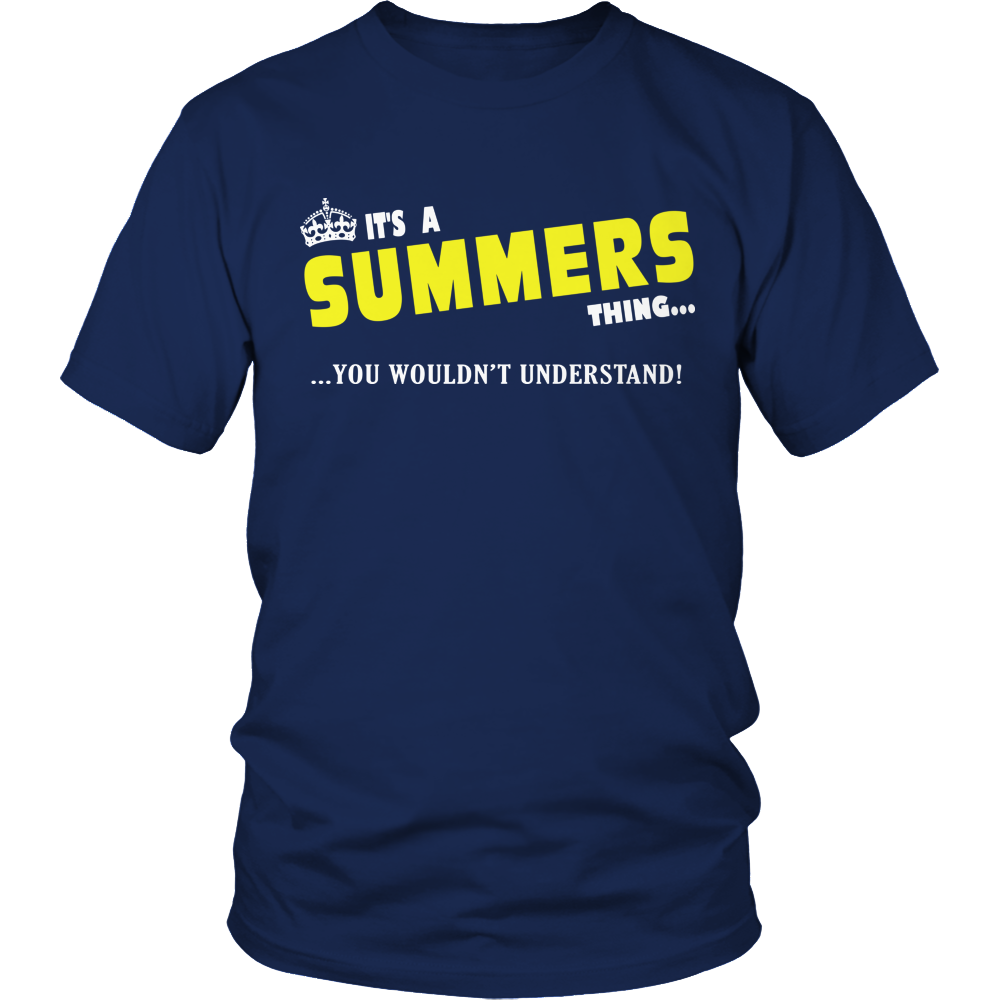 It's A Summers Thing, You Wouldn't Understand