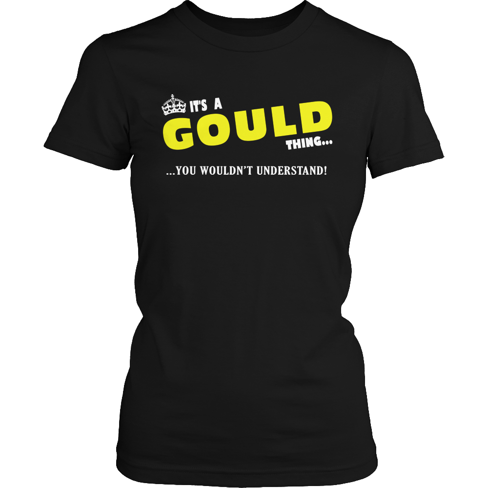 It's A Gould Thing, You Wouldn't Understand