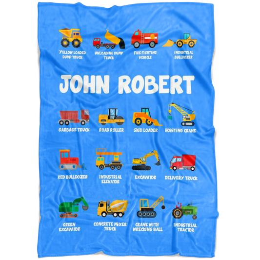 JOHN ROBERT Construction Blanket Blue