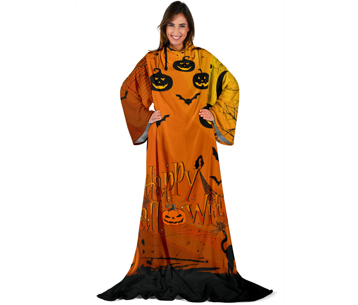 Happy Halloween Sleeve Blanket
