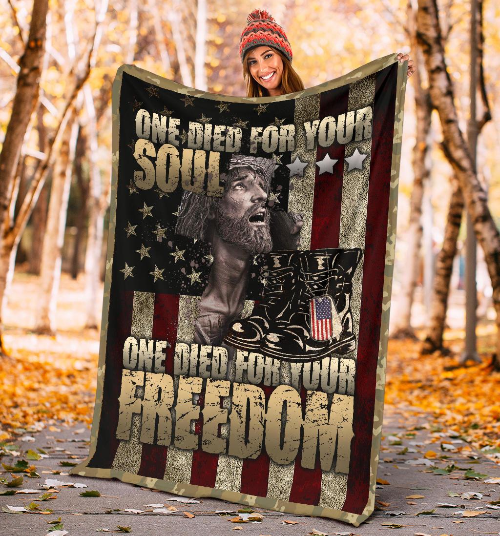 Veterans Day, Honouring Fallen Soldiers & Veterans Blanket