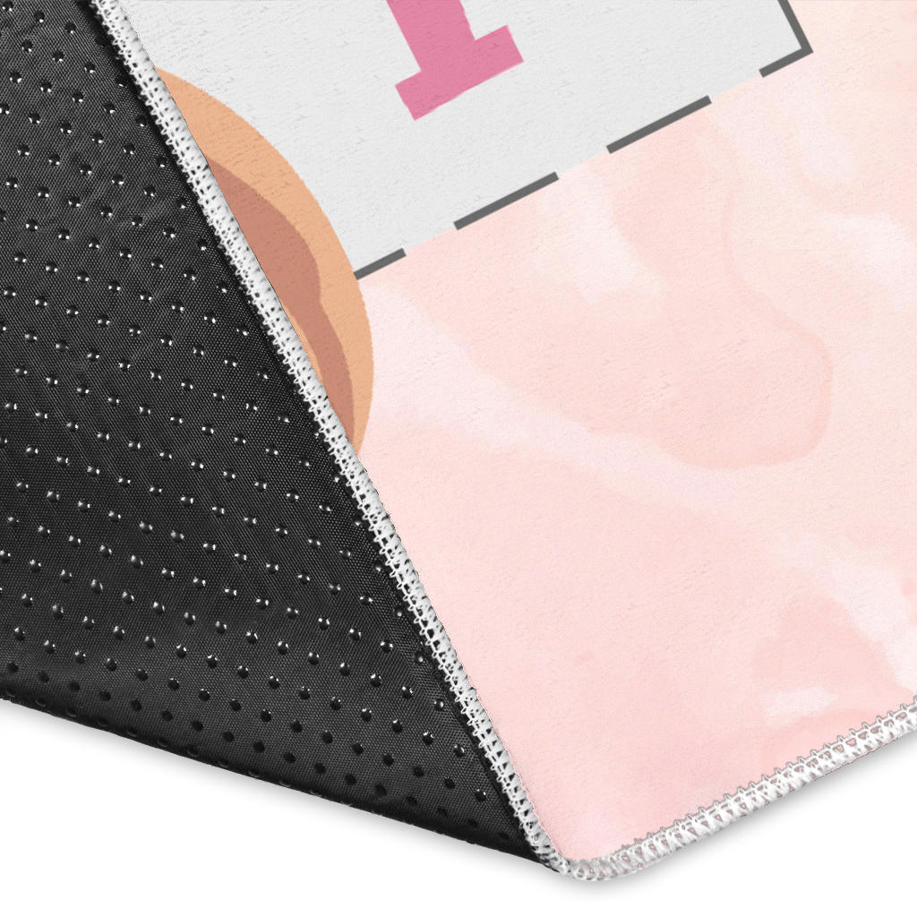 Princess Room Castle & Numbers Play Mat, Carpet for Girls Room