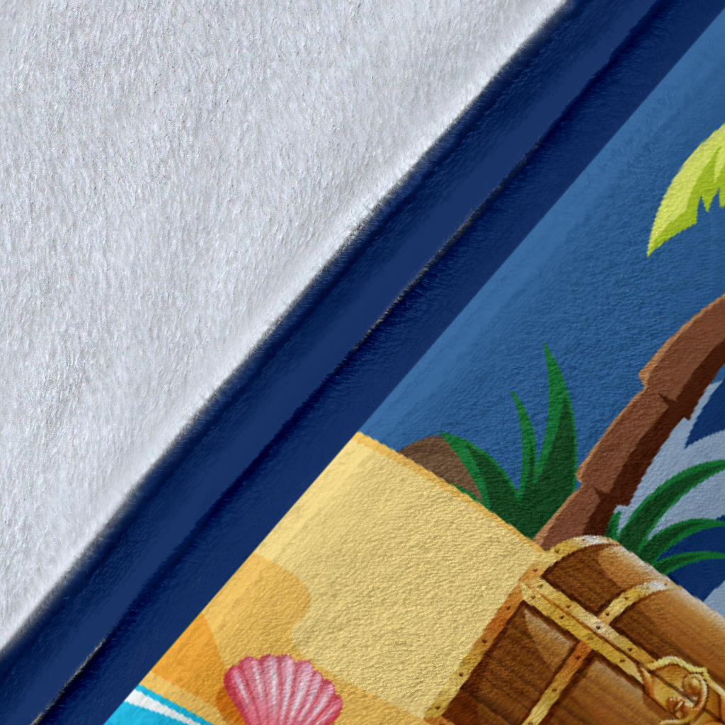 Personalized Name Pirate, Treasure Hunters Blanket for Kids, Pirate Blanket for Boys & Girls