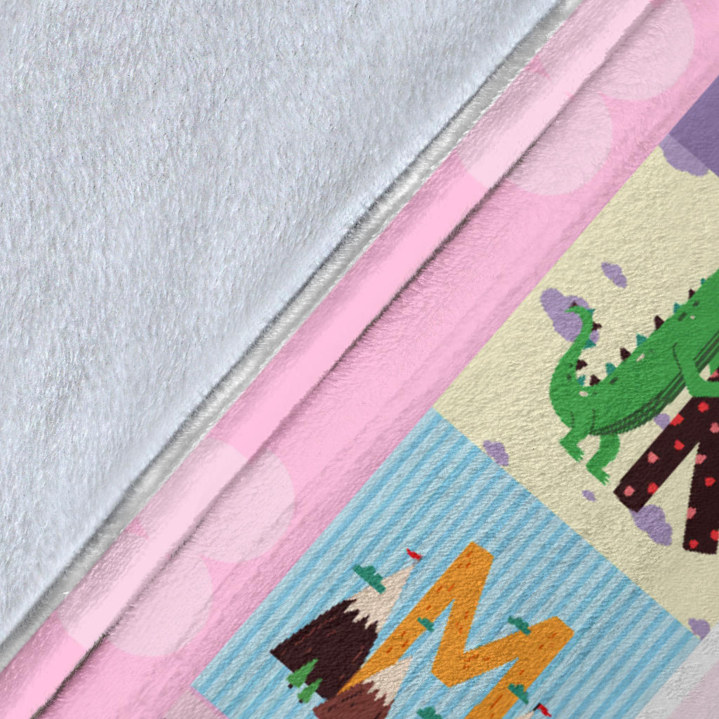 Personalized Name ABC Blanket for Babies & Girls