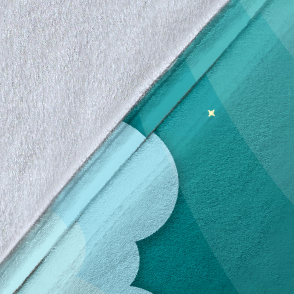 Personalized Name Kids Rocket Launch Space Theme Blanket for Boys and Girls