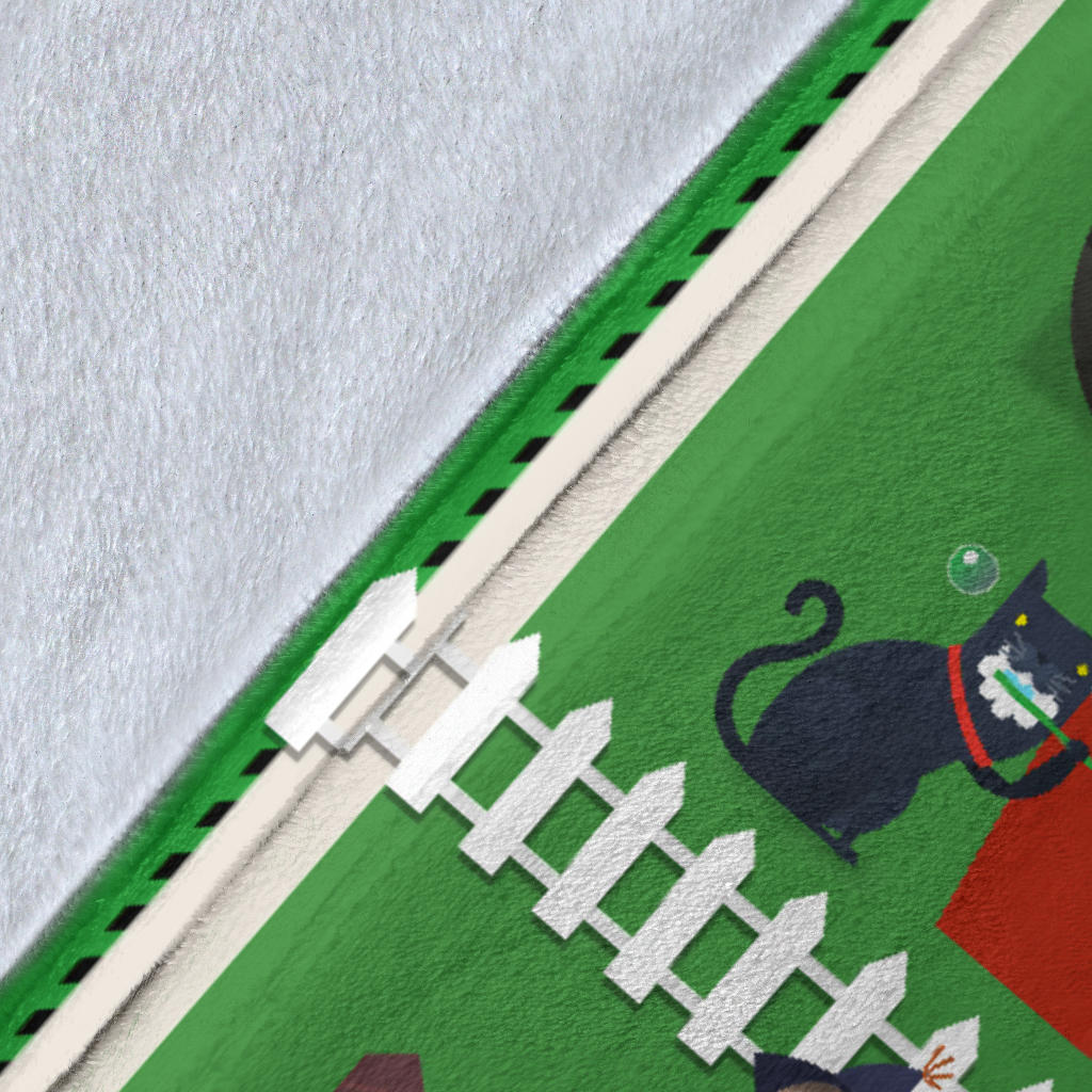 Personalized Name Farm & Tractor Blanket for Kids