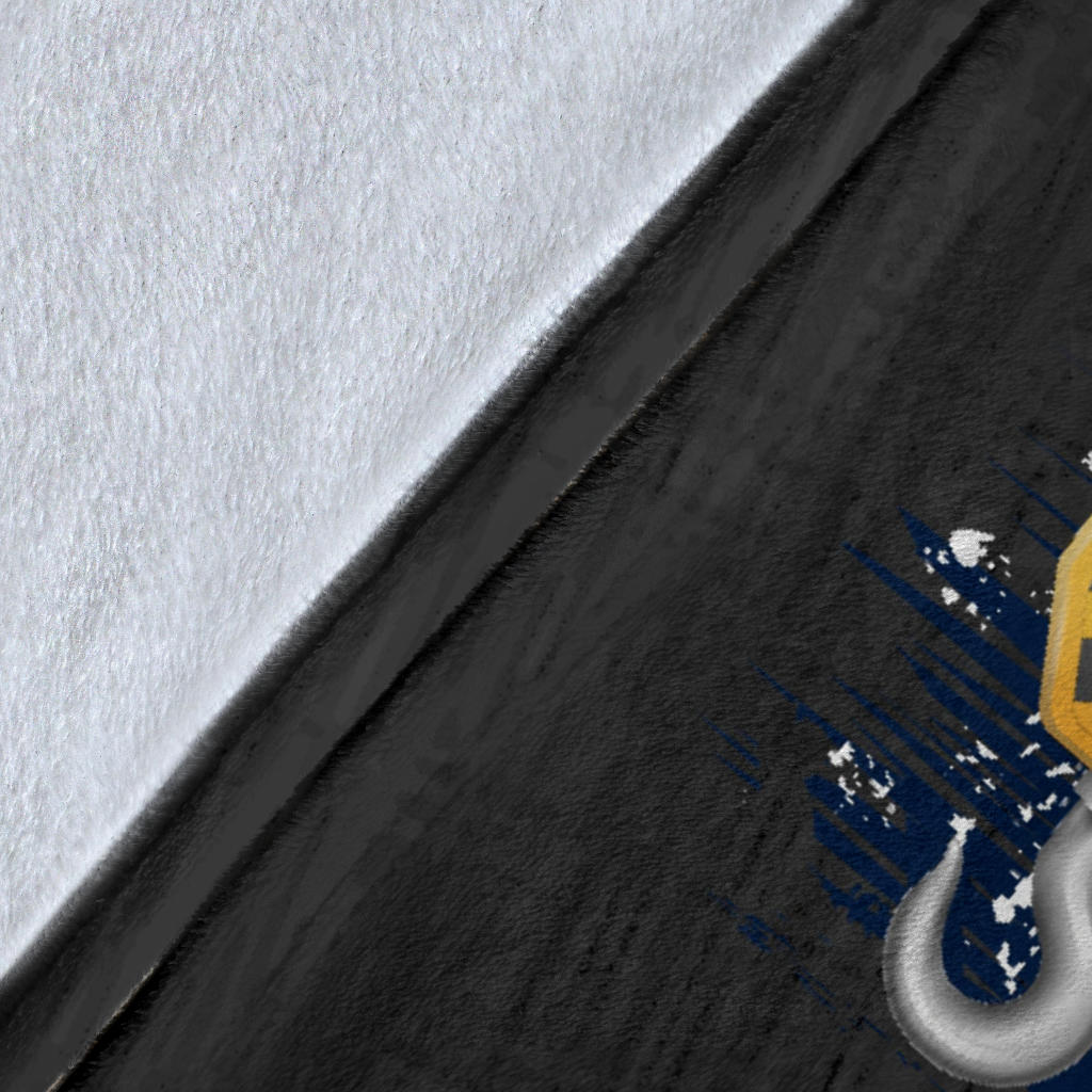 Personalized Name Stop Under Construction Blanket for Boys & Girls, Kids Name Blanket