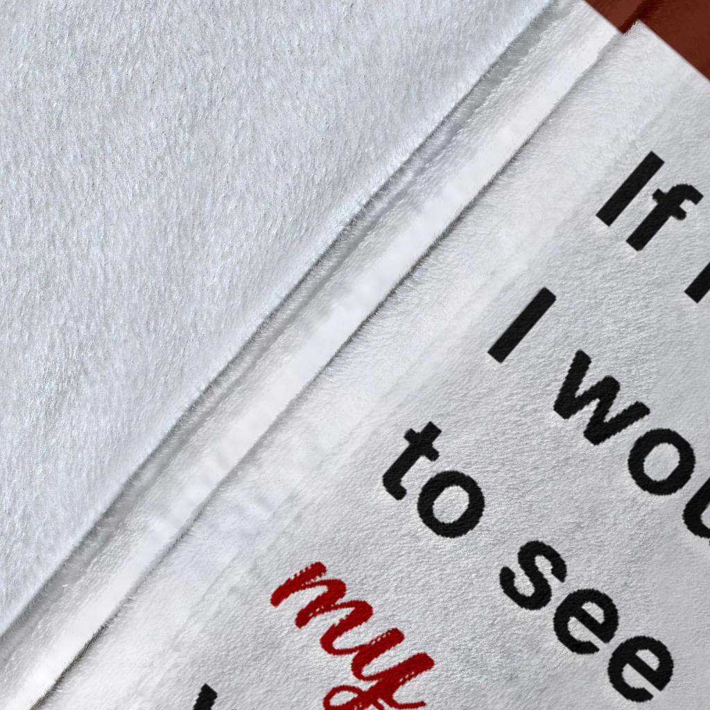 To My Wife Never Forget That I Love You Blanket Gift from Husband