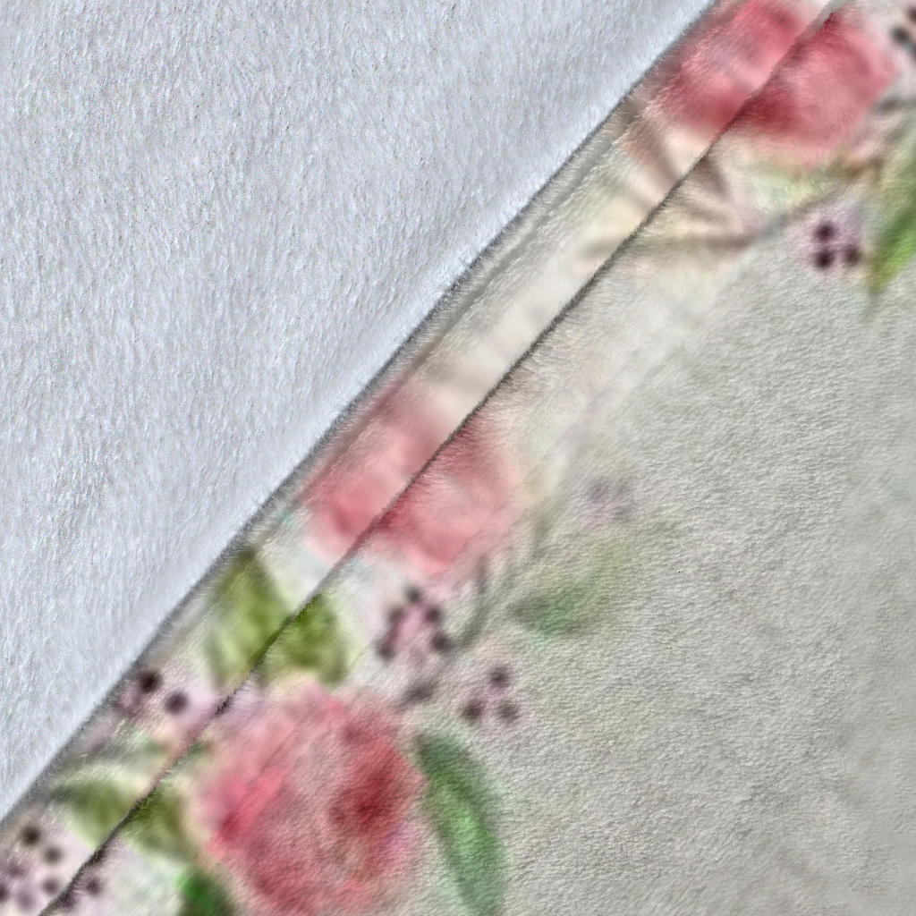 Personalized Name Cute Elephant Blanket for Girls & Babies