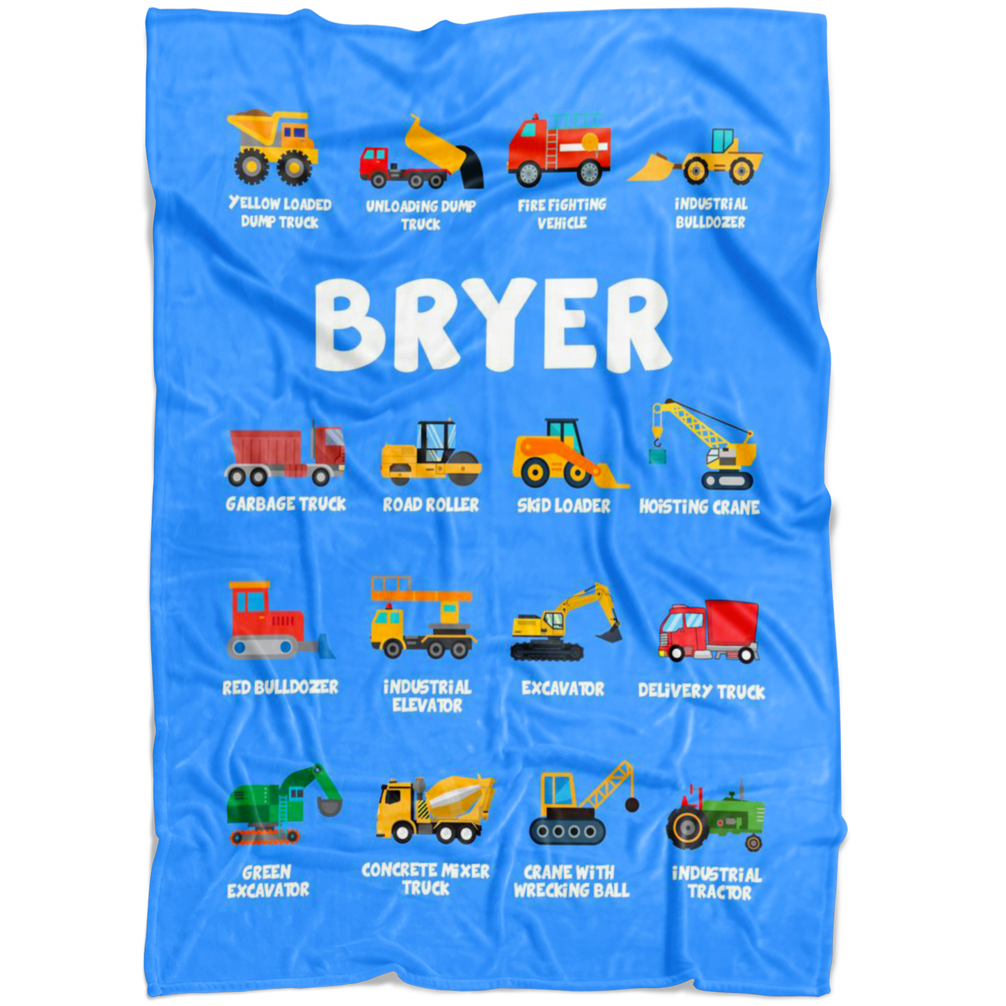 BRYER Construction Blanket Blue