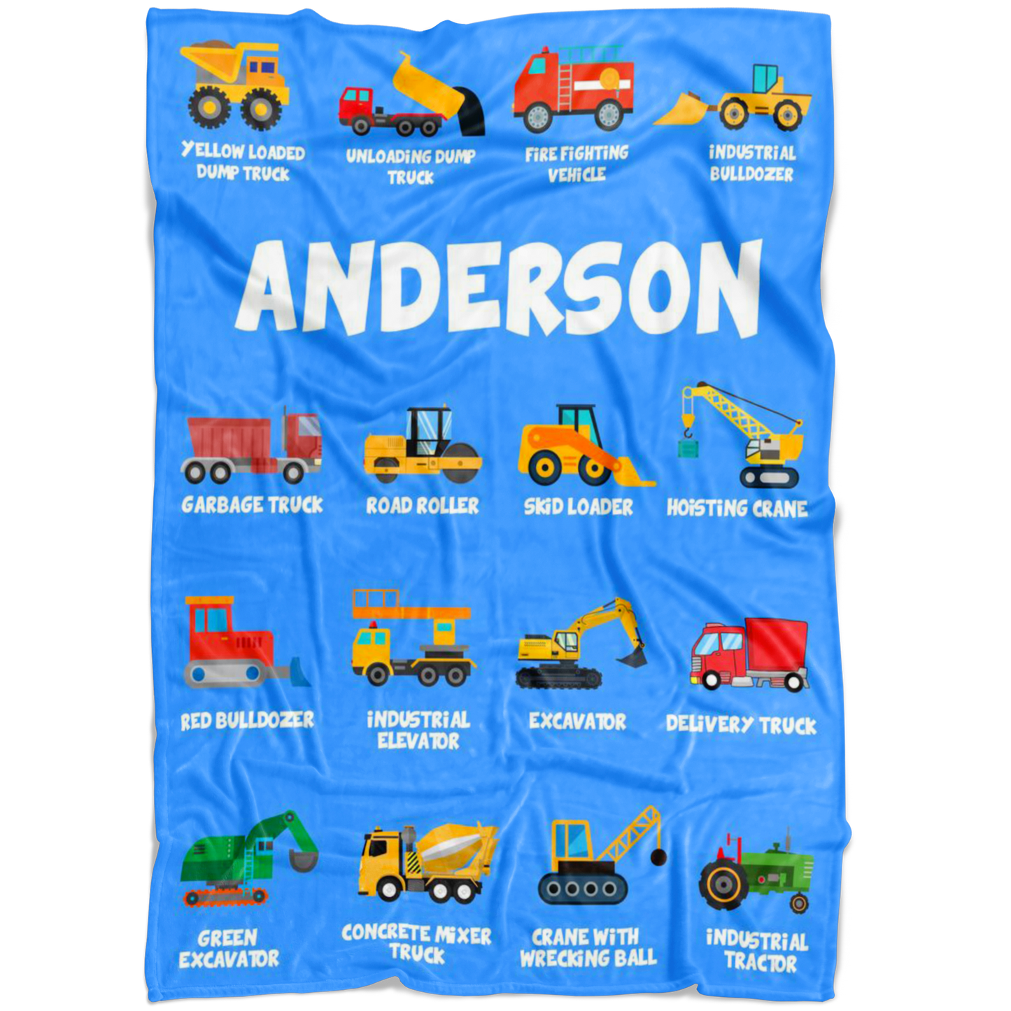 Anderson Construction Blanket Blue