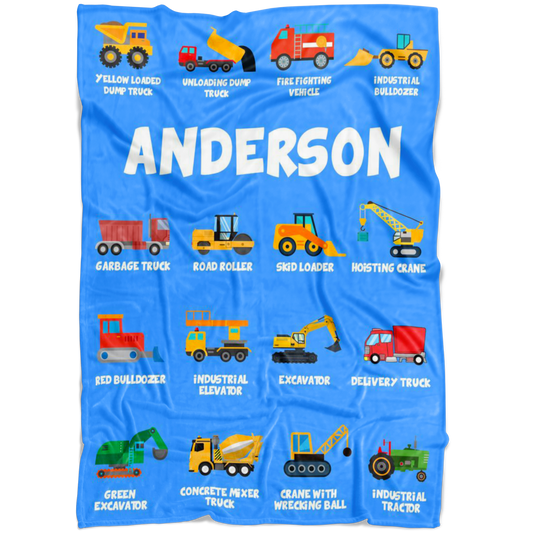 Anderson Construction Blanket Blue