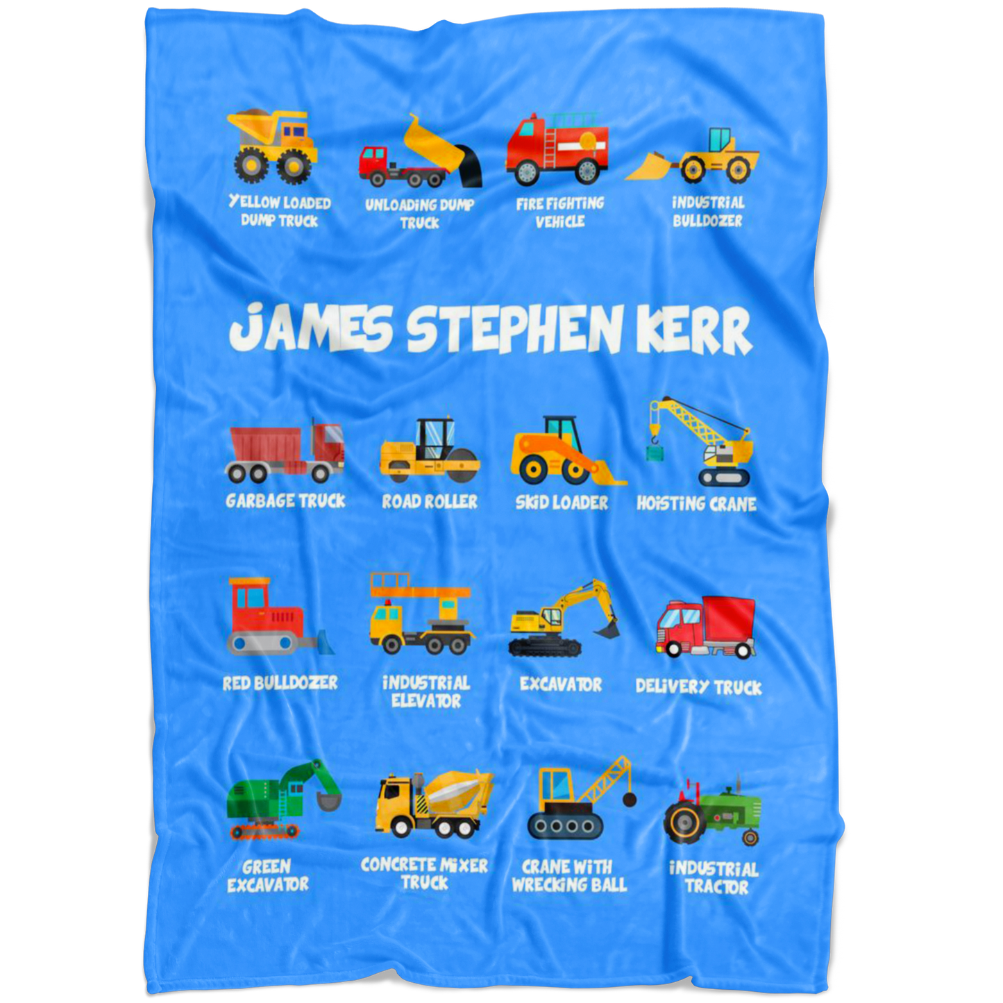 James Stephen Kerr Construction Blanket Blue
