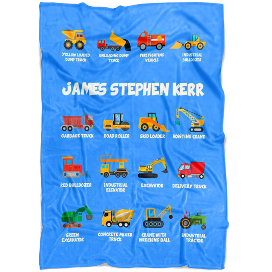 James Stephen Kerr Construction Blanket Blue