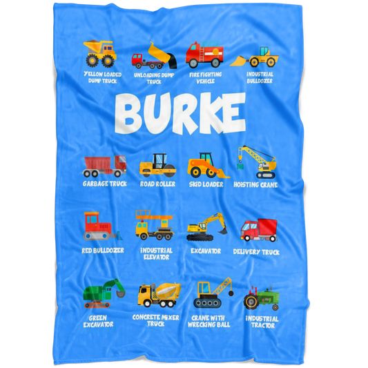 Burke Construction Blanket Blue