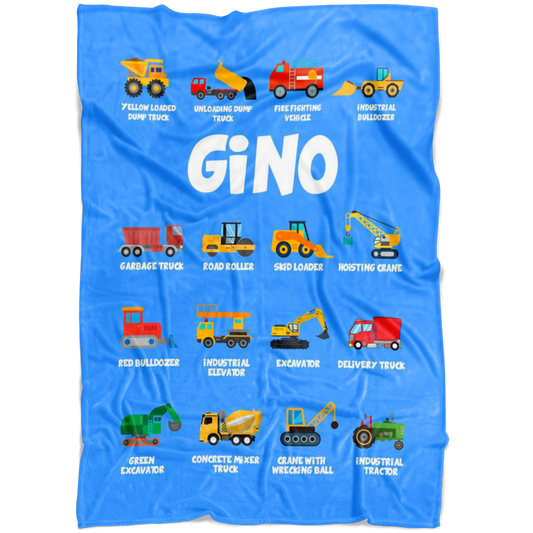 Gino Construction Blanket Blue