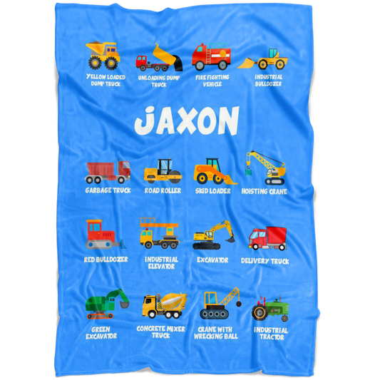 Jaxon Construction Blanket Blue