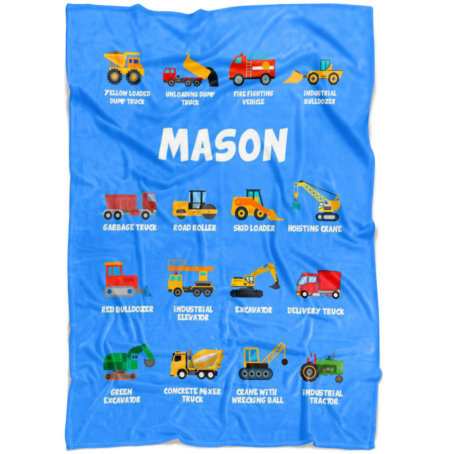 Mason Construction Blanket Blue