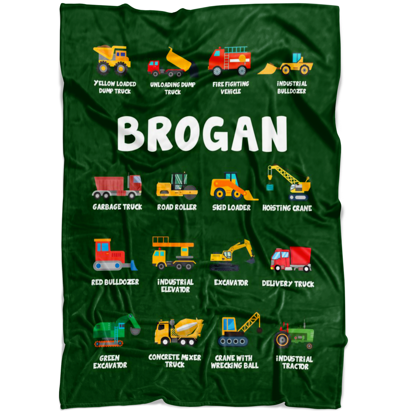 Brogan Construction Blanket Green