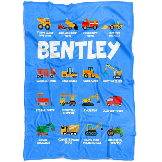 Bentley Construction Blanket Blue