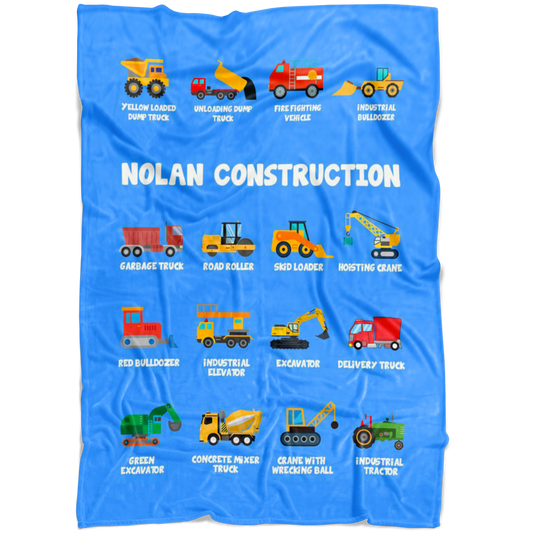 NOLAN CONSTRUCTION Construction Blanket Blue