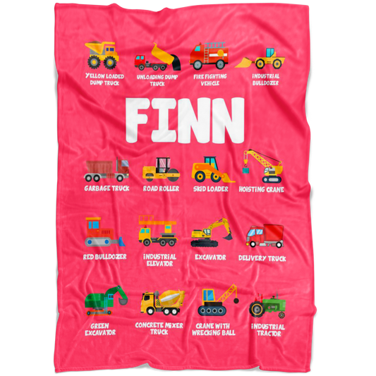 FINN Construction Blanket Pink