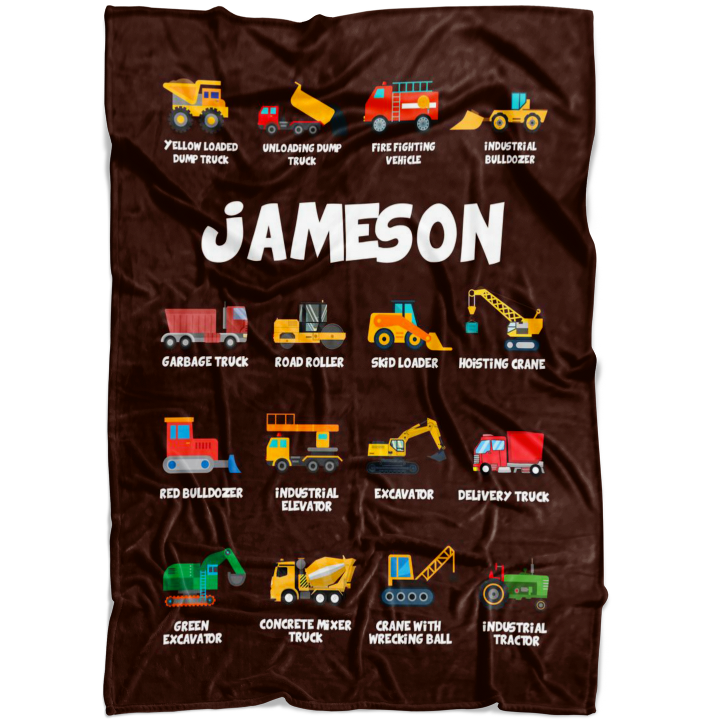 Jameson Construction Blanket Brown