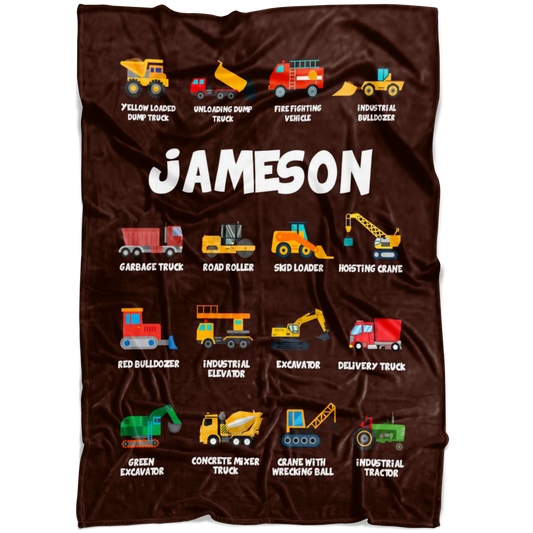 Jameson Construction Blanket Brown