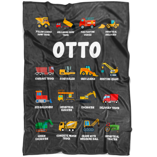 Otto Construction Blanket Grey