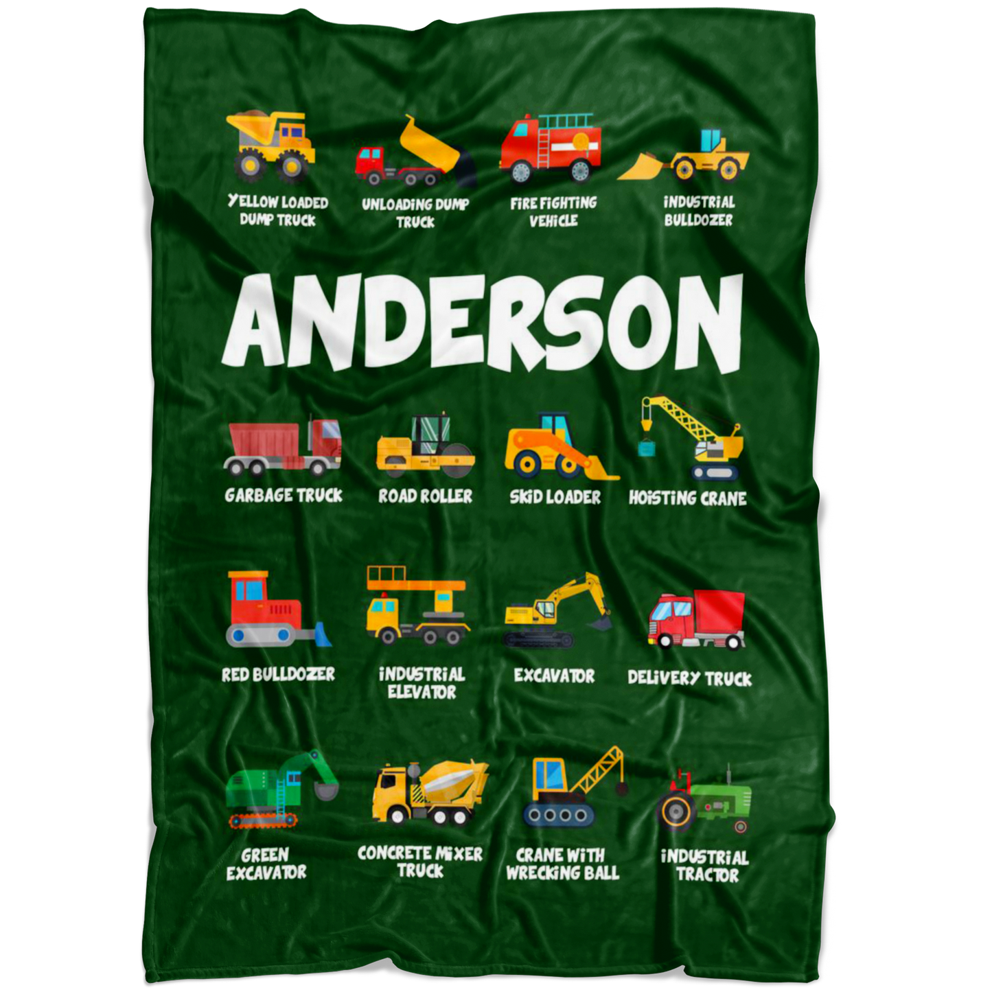 Anderson Construction Blanket Green