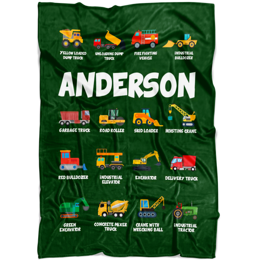 Anderson Construction Blanket Green