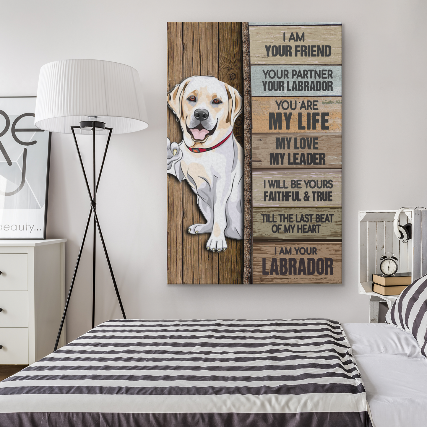 I Am Your Friend, Your Partner, Your Dog - Custom Wall Art