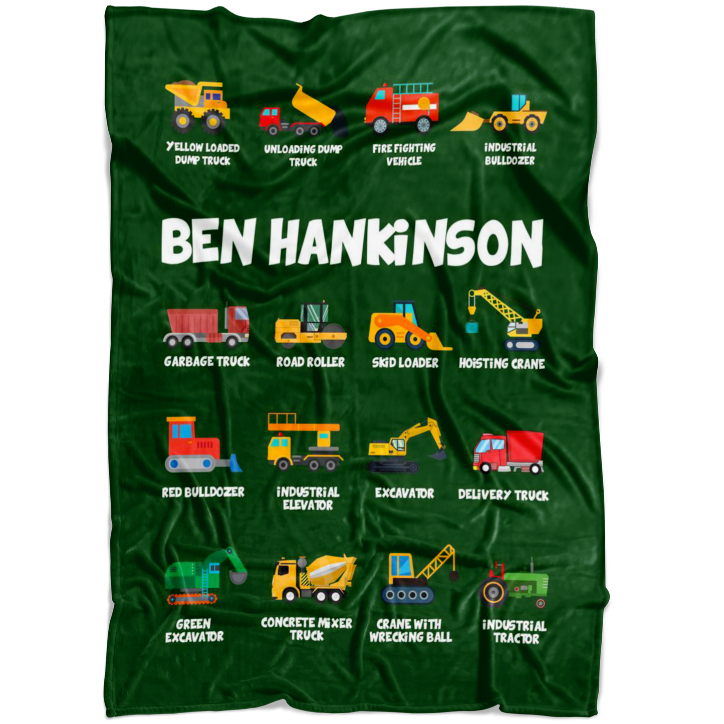 BEN HANKINSON Construction Blanket Green