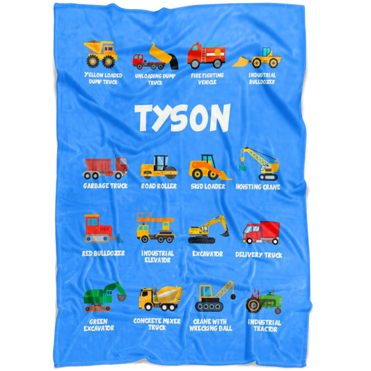 Tyson Construction Blanket Blue