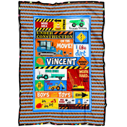 Vincent Under Construction Blanket Style 1
